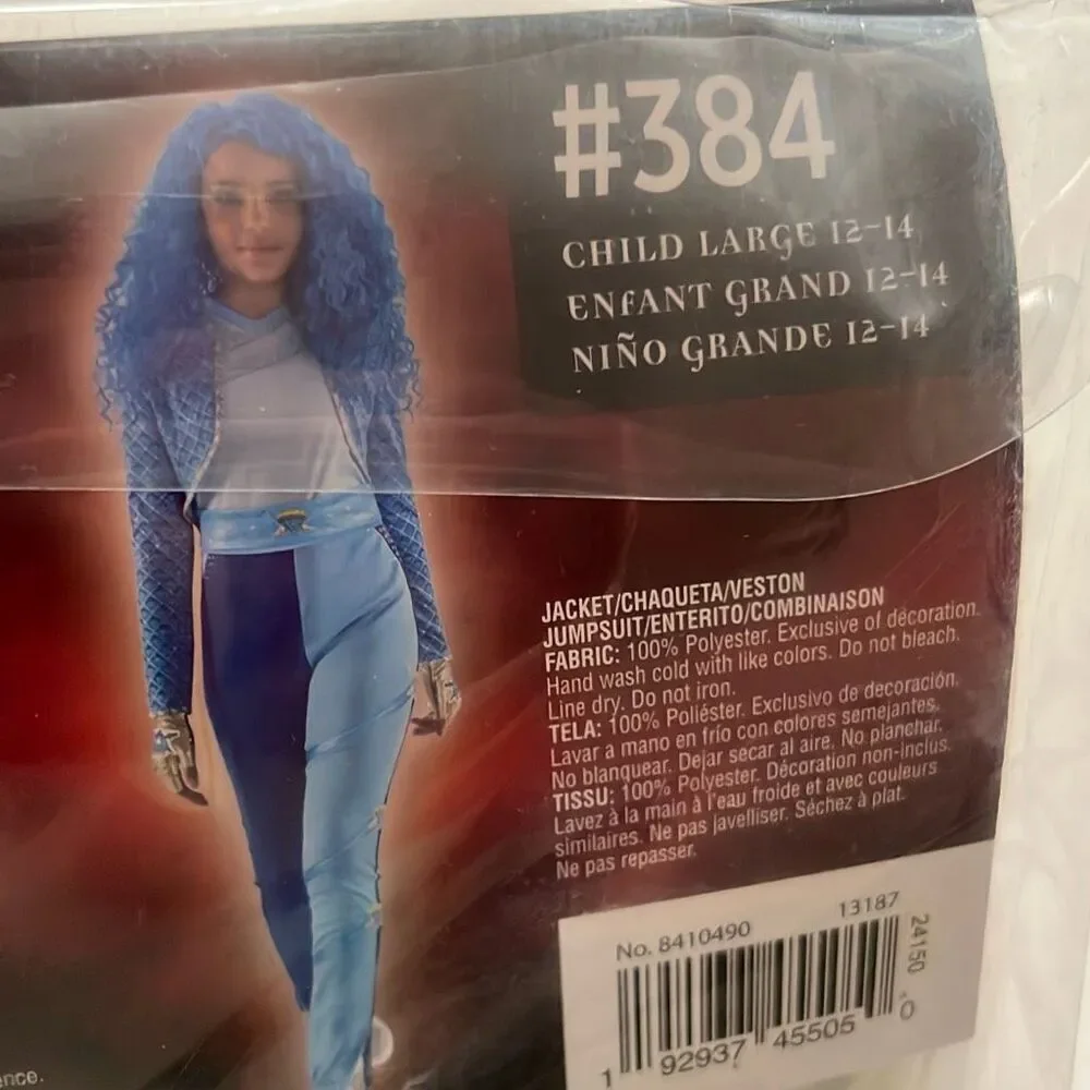 NWT DISNEY Descendants 4 Rise of Red Chloe Costume Girls L 12-14 NIP Halloween - Picture 12 of 14